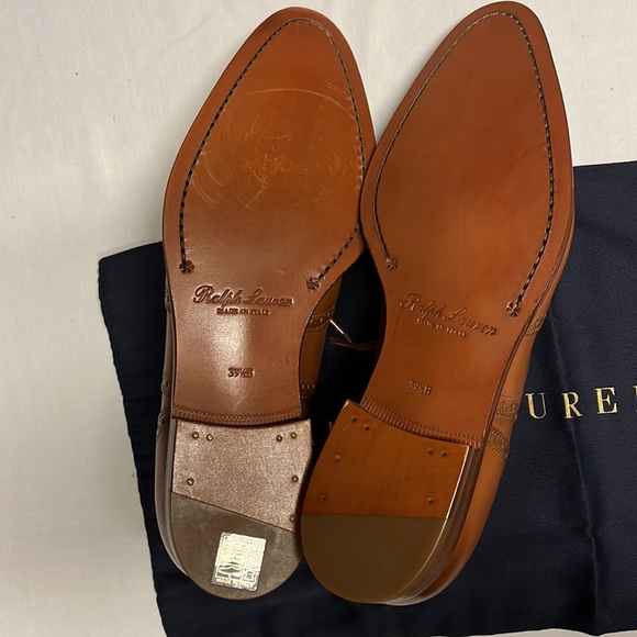 Ralph Lauren Purple Label Sully Lace Up Oxfords Loafers Dress Shoes: 39Bmade. - Picture 11 of 16